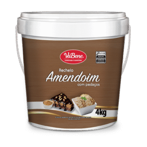 Recheio De Amendoim Com Pedaços Vabene 4kg