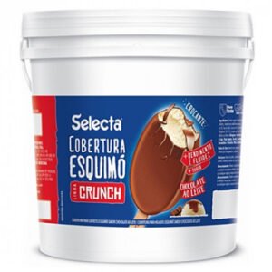Esquimó Crunch Chocolate ao leite 12kg Duas Rodas