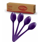 COLHER ROXA CX C/500 - PLASTJET